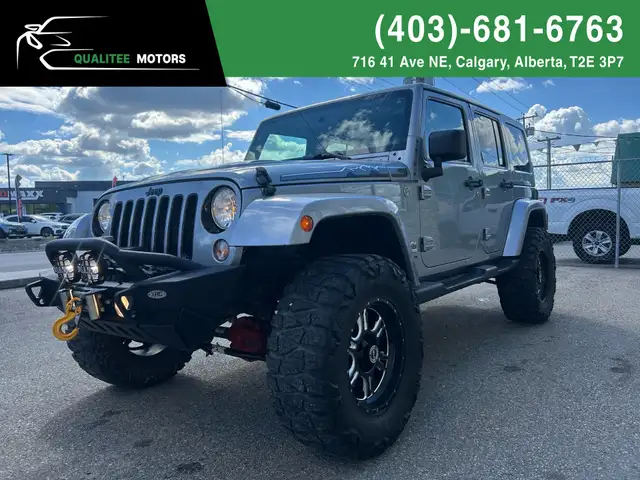 2014 Jeep WRANGLER UNLIMITED 4X4 SAHARA 3.6L V6 S&B COLD AIR INT