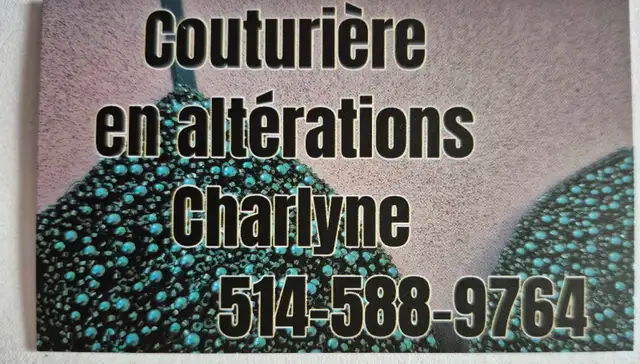 couturière d'expérience pour tout!