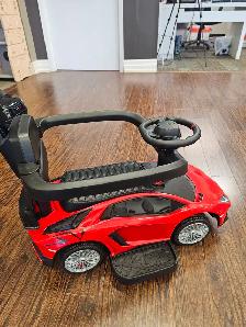 Toddler Lamborghini Aventador Style Push Cars, Detachable Handle - Photo 4
