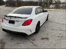 2017 Mercedes-Benz C43 white exterior with black interior red - Photo 6