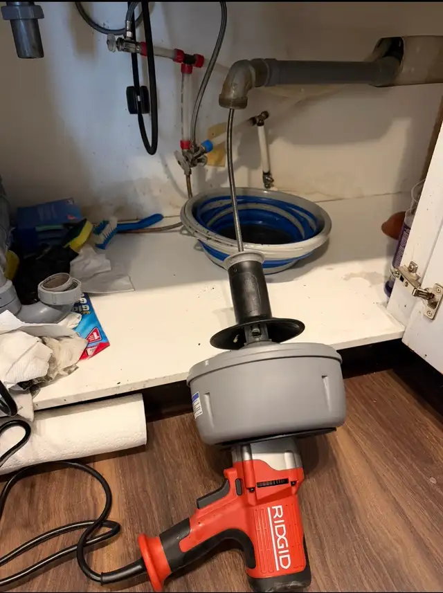 Unclogging Kitchen Drain