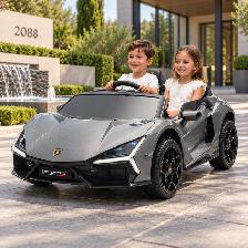 Lamborghini Revuelto NEW Kids 24V Cars, Rubber Wheels, 2 Seats
