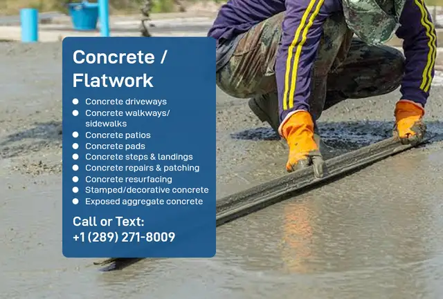 Quality Concrete Work – Driveways, Patios & Walkways