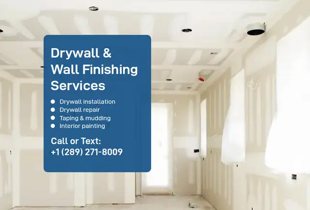Drywall Repair, Taping & Painting