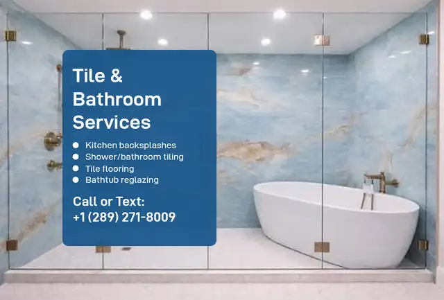 Kitchen Backsplash & Bathroom Tile Work