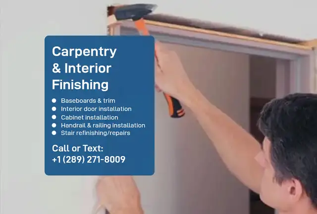 Baseboard, Trim & Interior Door Work