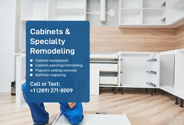 Cabinet Painting & Home Improvement Work