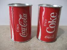 Vintage mini Coca Cola / Coke salt and pepper