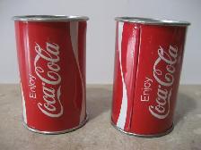 Vintage mini Coca Cola / Coke salt and pepper - Photo 2