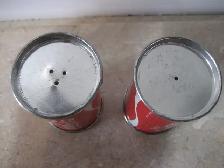 Vintage mini Coca Cola / Coke salt and pepper - Photo 3