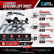 New CAEL Alignment Scissor lift –  Certified &Warranty &Finance