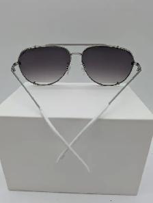 (B8161) True Religion Gunmetal Aviator Sunglasses Grey Gradie... - Photo 3