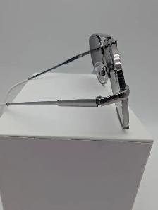 (B8161) True Religion Gunmetal Aviator Sunglasses Grey Gradie... - Photo 4