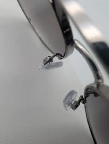 (B8161) True Religion Gunmetal Aviator Sunglasses Grey Gradie... - Photo 7