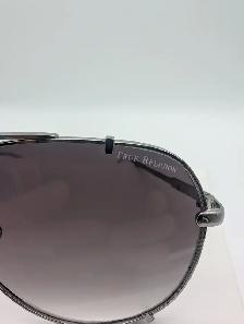 (B8161) True Religion Gunmetal Aviator Sunglasses Grey Gradie... - Photo 8
