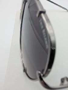 (B8161) True Religion Gunmetal Aviator Sunglasses Grey Gradie... - Photo 9