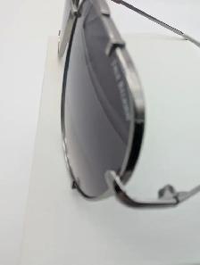 (B8161) True Religion Gunmetal Aviator Sunglasses Grey Gradie... - Photo 10