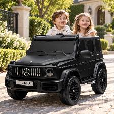 XL Luxury Mercedes SUVs, Rubber Tires, MP4 Touchscreen, Two Kids