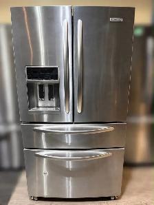 KitchenAid Stainless French Door Fridge – Ice & Water - Photo 2