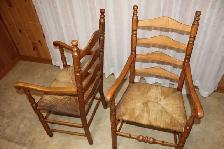 Chaise paysanne rustique (1880-1930), A1, gratuite si... - Photo 8