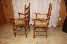 Chaise paysanne rustique (1880-1930), A1, gratuite si... - Photo 9