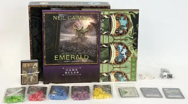 Neil Gaiman A Study in Emerald 2nd Edition Board Game