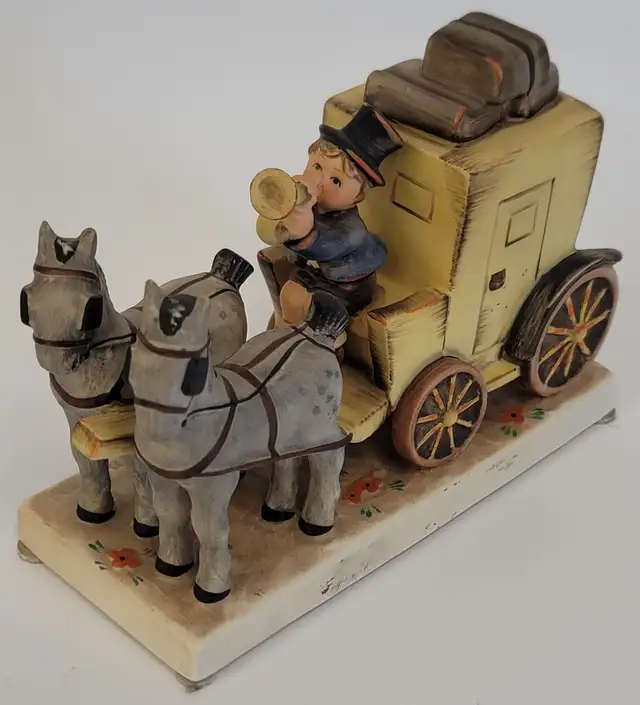 VTG Hummel Goebel 'The Mail Is Here' #226 Porcelain Stagecoach