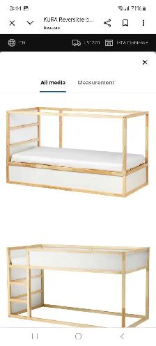 IKEA KURA kids bed - Photo 4