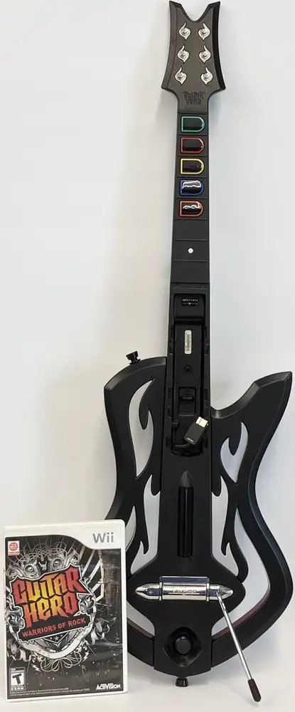 Nintendo Wii Warriors of Rock Guitar   Game TESTED