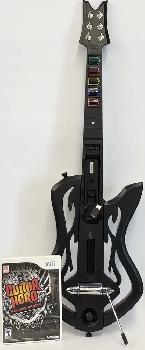 Nintendo Wii Warriors of Rock Guitar   Game TESTED