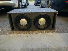 Dual 12" JBL GTO 1202D - 300W RMS - 1200W Peak - Ported box