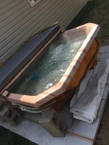 Hot tub, cold, FREE