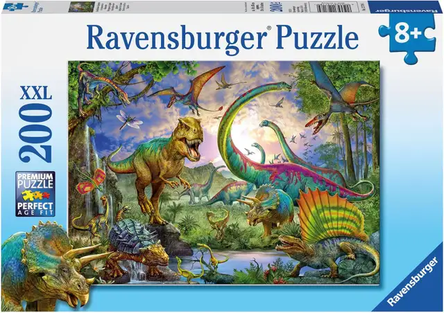 Casse-tête RAVENSBURGER 200 XXL (8 ) Le royaume des dinosaures