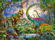 Casse-tête RAVENSBURGER 200 XXL (8 ) Le royaume des dinosaures - Photo 2