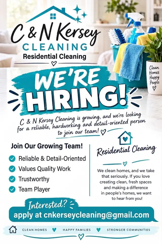 Hiring Residential Cleaner