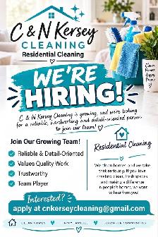 Hiring Residential Cleaner