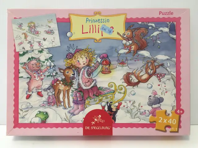 Casse-tête DIE SPIEGELBURG 2 x 40 (4 ) Princesse Lillifée