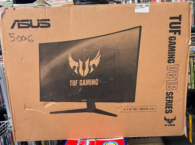 ASUS TUF 31.5' WQHD Curved Gaming Monitor