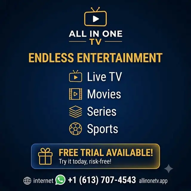 ALL IN ONE TV- 4K TV SERVICE WORLDWIDE