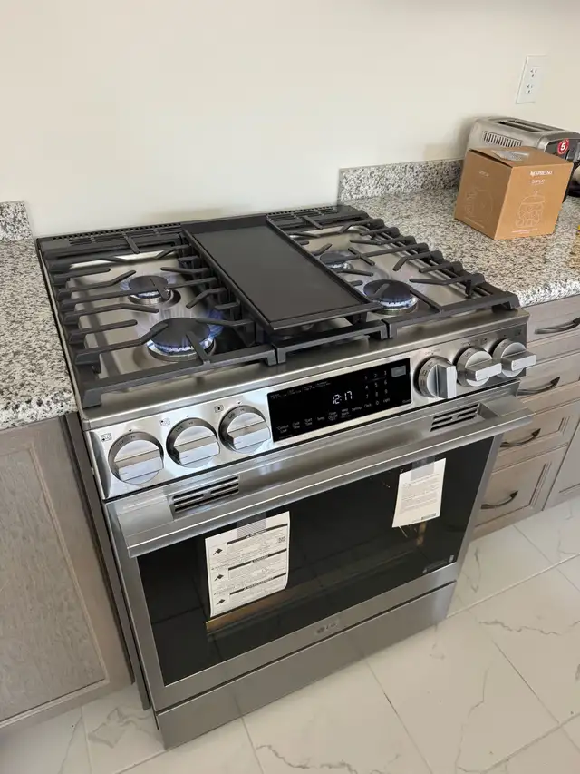 NATURAL GAS STOVES HOOKUPS AND DISCONNECTS