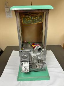 ANTIQUE 1920's/1930's NORRIS 'THE MASTER' 1 c VENDING MACHINE