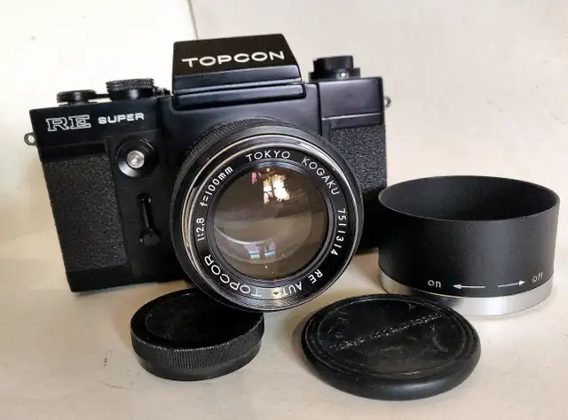 Black Top-Con RE Super w/ 58mm f1.4 Lens