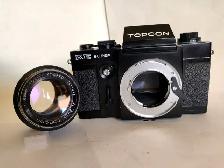 Black Top-Con RE Super w/ 58mm f1.4 Lens - Photo 4