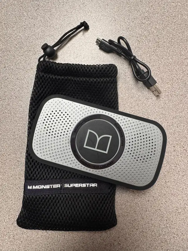 Original Monster SuperStar Compact/hi-def Bluetooth Speaker