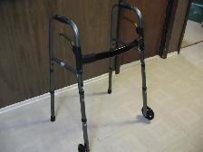 Adjustable Aluminum Walker with 2 Front Wheels, BRAND NEW - Photo 7