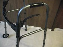 Adjustable Aluminum Walker with 2 Front Wheels, BRAND NEW - Photo 9