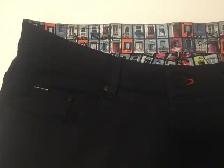 Pantalon super extensible AU NOIR Homme 34-34 x30 po long. jambe - Photo 3
