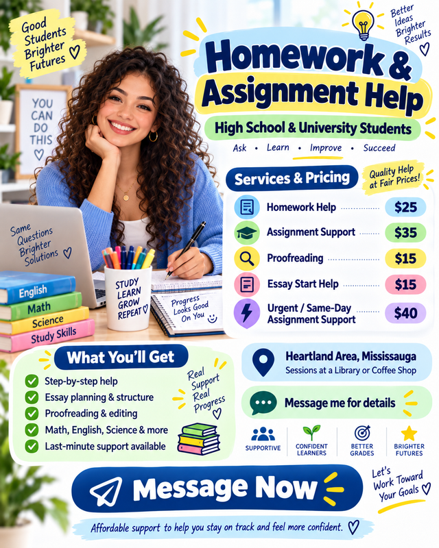 Homework & Assignment Help | High School & University | From $15