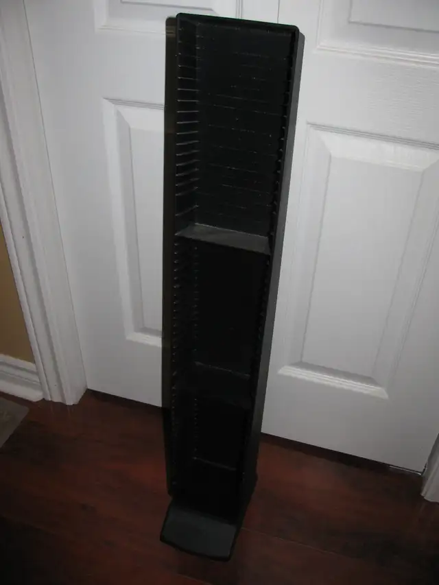 Vintage Laserline CD Floor Storage Tower Rack Holder Organizers