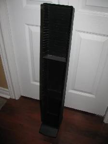 Vintage Laserline CD Floor Storage Tower Rack Holder Organizers